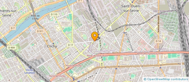 localisation de l'entreprise GL SOLUTIONS PAIE à SAINT-OUEN-SUR-SEINE
