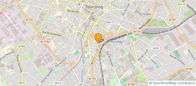 localisation de l'entreprise GL STARTER  TOURCOING