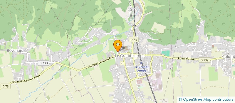 localisation de l'entreprise GL TP  LE GRAND-LEMPS