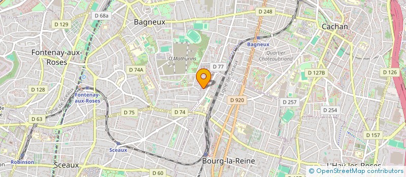 localisation de l'entreprise GL TRANSPORTS  BOURG-LA-REINE