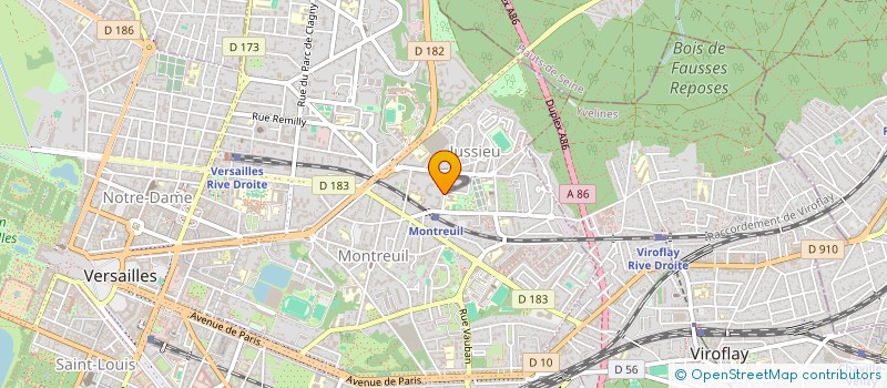localisation de l'entreprise GL VERSAILLES TRANSPORT à VERSAILLES