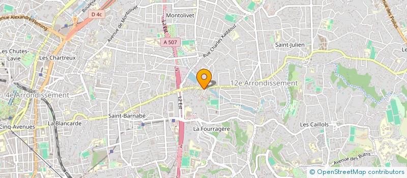 localisation de l'entreprise GL VTC à MARSEILLE