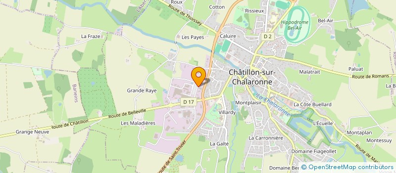 localisation de l'entreprise GL WASH à CHATILLON-SUR-CHALARONNE