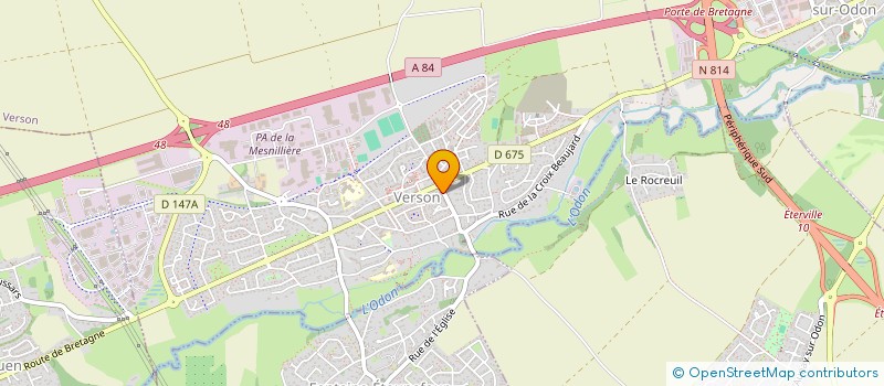 localisation de l'entreprise GL1909  VERSON