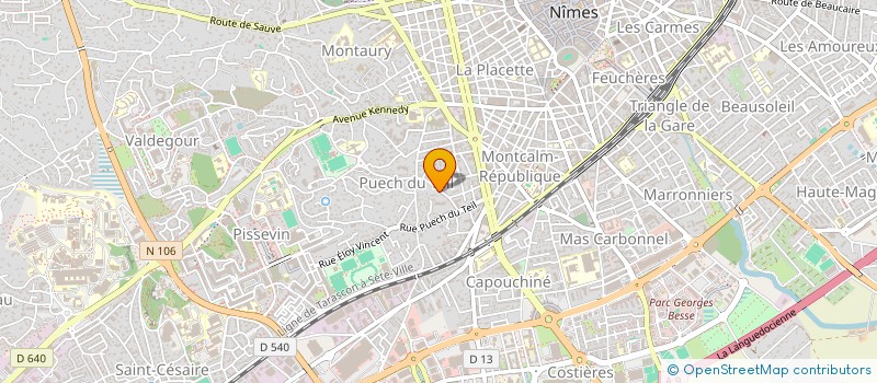 localisation de l'entreprise GL2-IMMO  NIMES