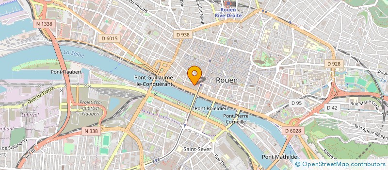 localisation de l'entreprise GL2A à ROUEN