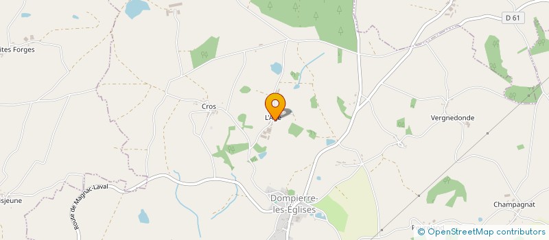 localisation de l'entreprise GL2B  MAGNAC-LAVAL