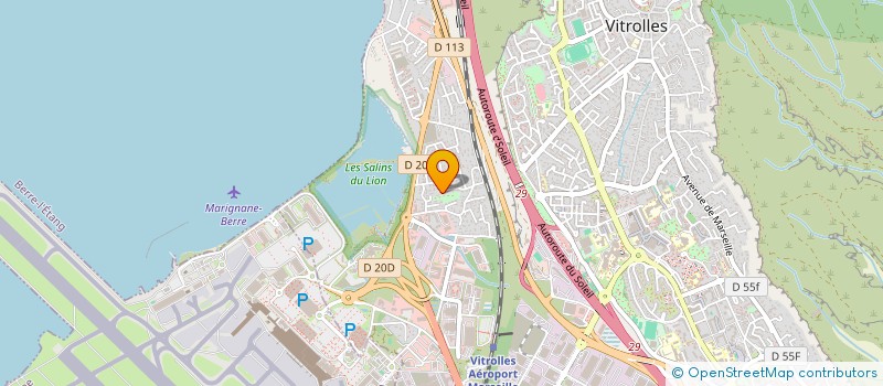 localisation de l'entreprise GL2F  VITROLLES