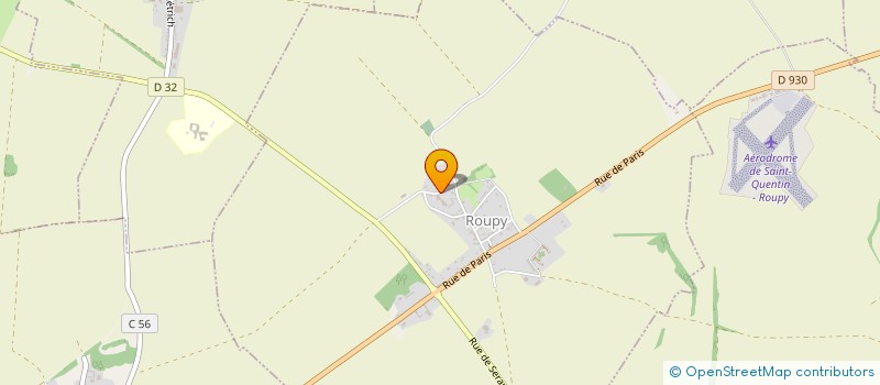 localisation de l'entreprise GL2P FINANCES  ROUPY