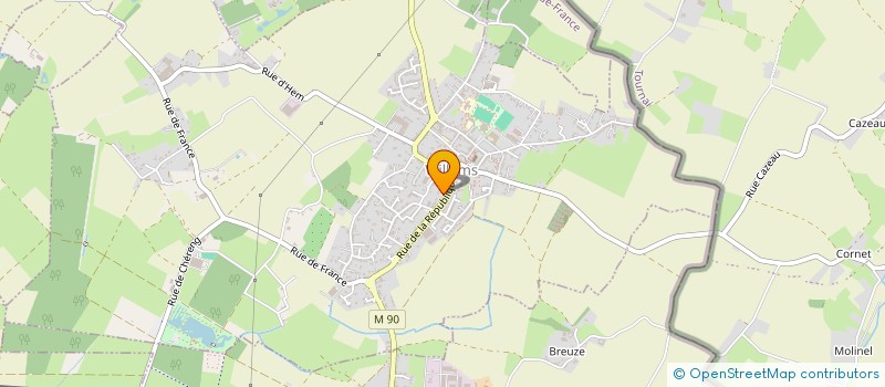 localisation de l'entreprise GLA  WILLEMS