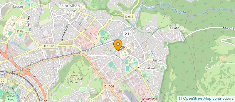 localisation de l'entreprise GLA PRESTIGE IMMO  LA RAVOIRE