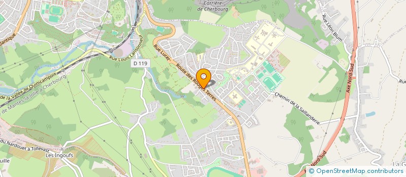 localisation de l'entreprise GLACAUTO  CHERBOURG-EN-COTENTIN