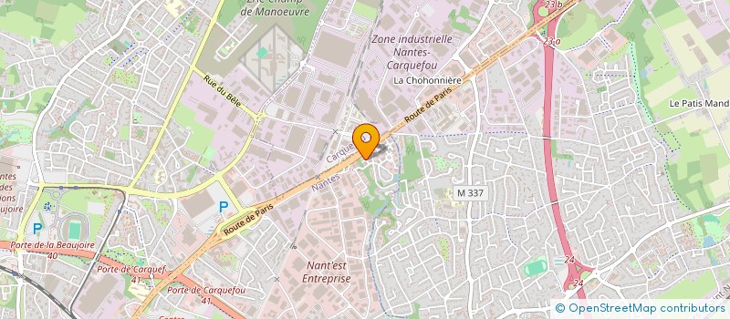localisation de l'entreprise GLACE à NANTES