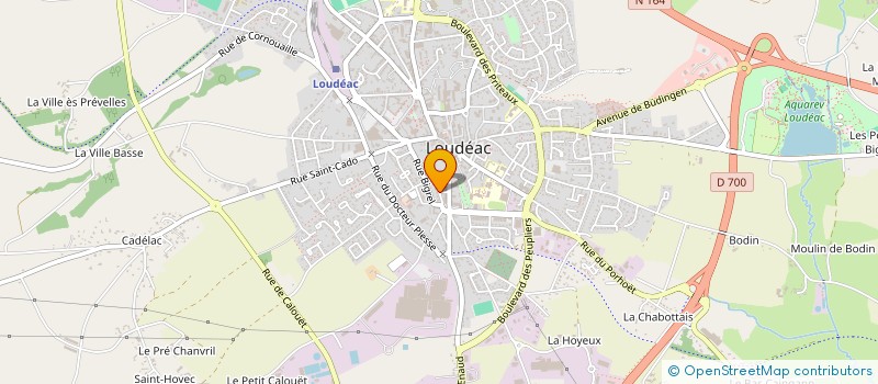 localisation de l'entreprise GLACE EXPRESS à LOUDEAC