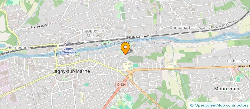 localisation de l'entreprise GLACE NOIRE  LAGNY-SUR-MARNE