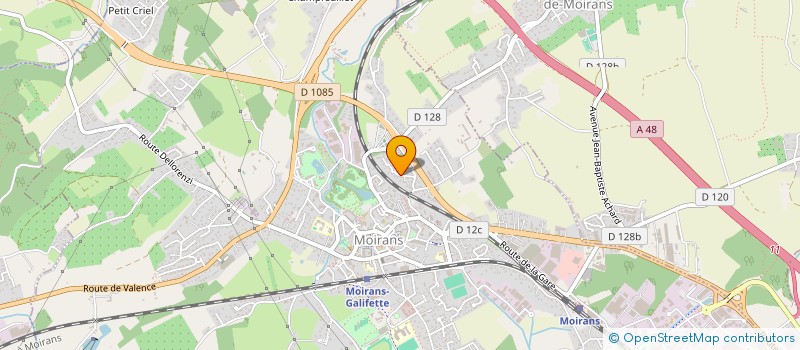 localisation de l'entreprise GLACEL IMMO  SAINT-JEAN-DE-MOIRANS