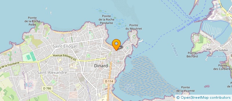 localisation de l'entreprise GLACES BAZ SARL à DINARD