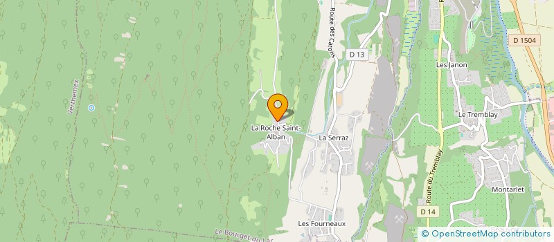 localisation de l'entreprise GLACES DES MONTS  LE BOURGET-DU-LAC