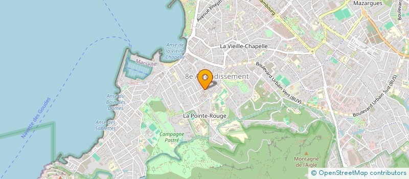 localisation de l'entreprise GLACES DU SOLEIL à MARSEILLE 8EME