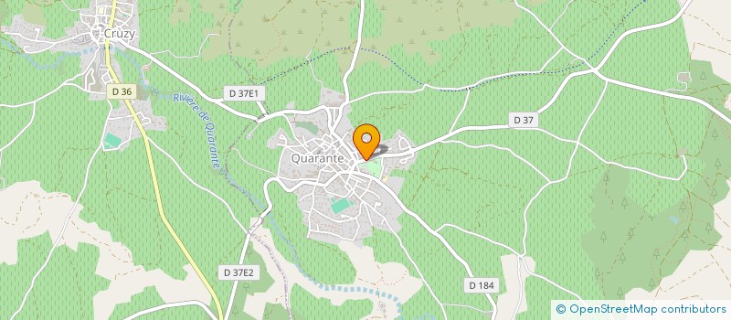 localisation de l'entreprise GLACES ET VERRES DU LANGUEDOC  MONTADY