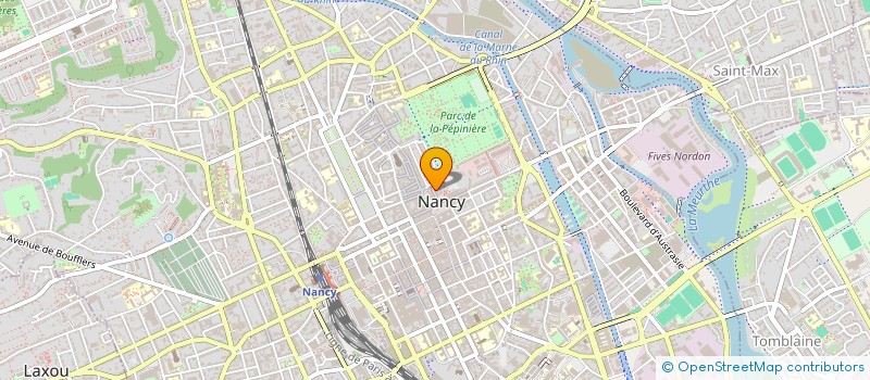 localisation de l'entreprise GLACESTAN à NANCY