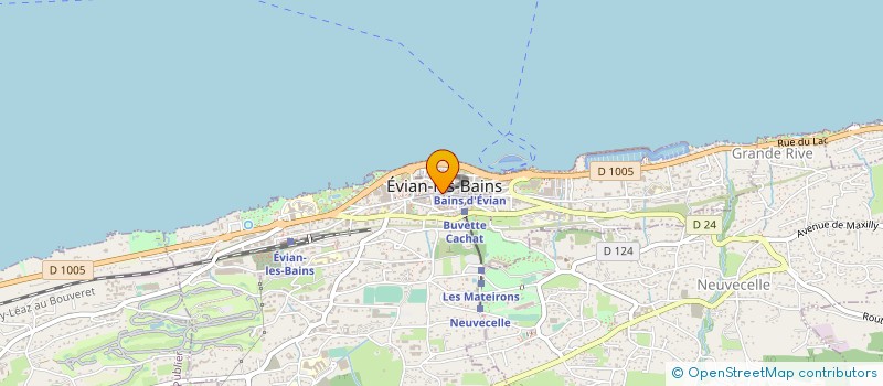 localisation de l'entreprise GLACIER DU LEMAN  EVIAN-LES-BAINS