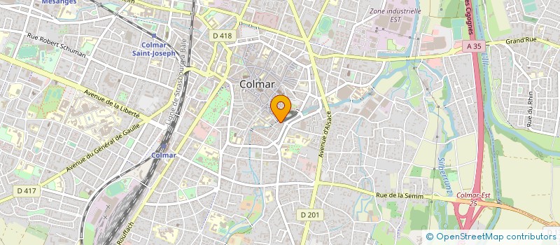 localisation de l'entreprise GLACIER PETITE VENISE  COLMAR