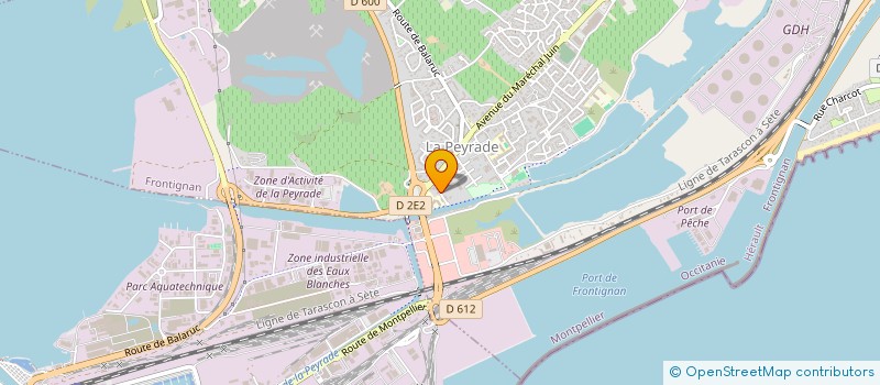 localisation de l'entreprise GLACIERE SETOISE à FRONTIGNAN