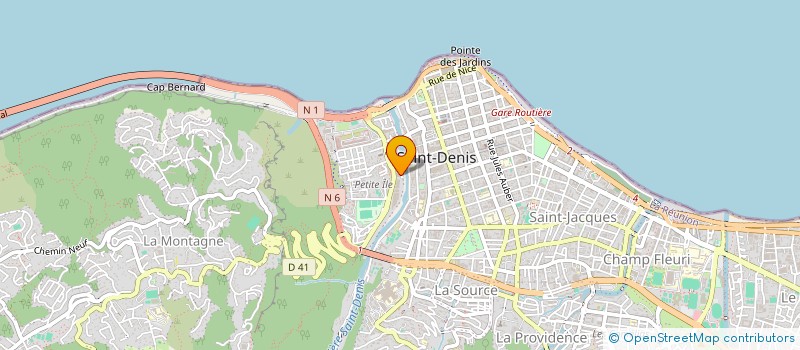 localisation de l'entreprise GLACINVEST à SAINT-DENIS