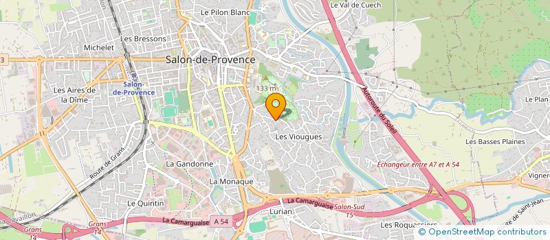 localisation de l'entreprise GLAD 3D à SALON-DE-PROVENCE