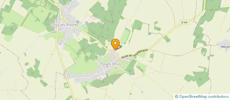 localisation de l'entreprise GLAD  EPIAIS-RHUS