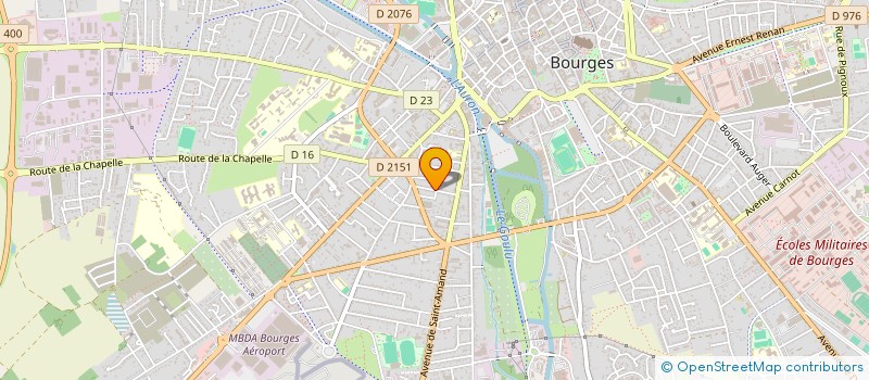 localisation de l'entreprise GLAD  BOURGES