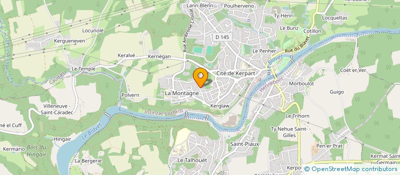 localisation de l'entreprise GLAD BREIZH  INZINZAC-LOCHRIST