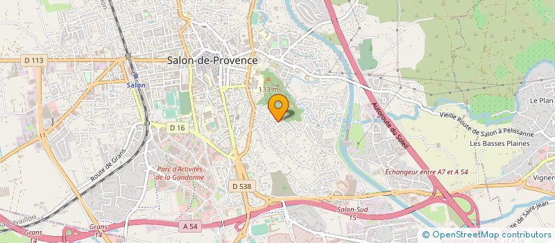 localisation de l'entreprise GLAD MEDICAL à SALON-DE-PROVENCE