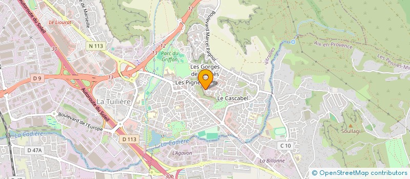 localisation de l'entreprise GLADDEN  VITROLLES