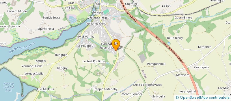 localisation de l'entreprise GLADEL IMMO  DAOULAS