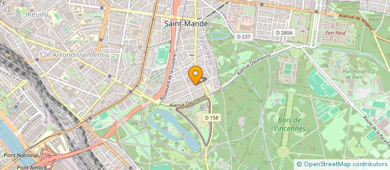 localisation de l'entreprise GLADIATOR COMPANY  SAINT-MANDE