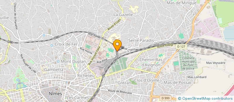 localisation de l'entreprise GLADIATORS ALLSTAR  NIMES