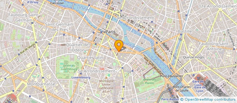 localisation de l'entreprise GLADINES SAINT-GERMAIN  PARIS