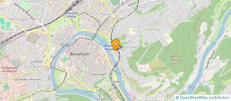 localisation de l'entreprise GLADISSE  BESANCON