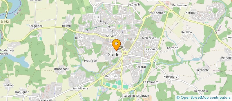 localisation de l'entreprise GLADMAT  GUIDEL