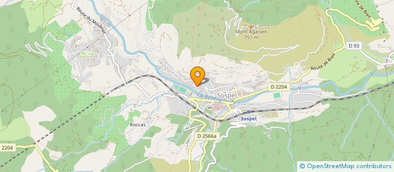 localisation de l'entreprise GLADYCAM  SOSPEL