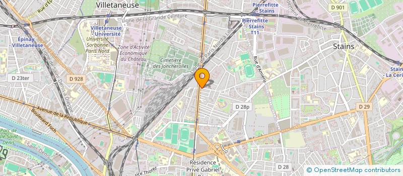 localisation de l'entreprise GLADYS à PIERREFITTE-SUR-SEINE