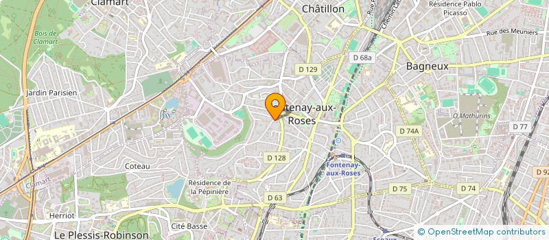 localisation de l'entreprise GLAFOU à FONTENAY-AUX-ROSES