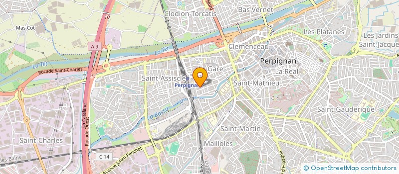localisation de l'entreprise GLAIEUL  PERPIGNAN