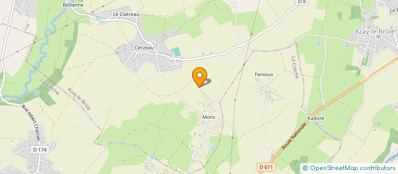 localisation de l'entreprise GLAIVE'S TONE  AZAY-LE-BRULE