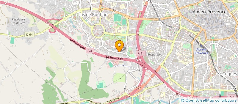 localisation de l'entreprise GLALEX  ROUSSET