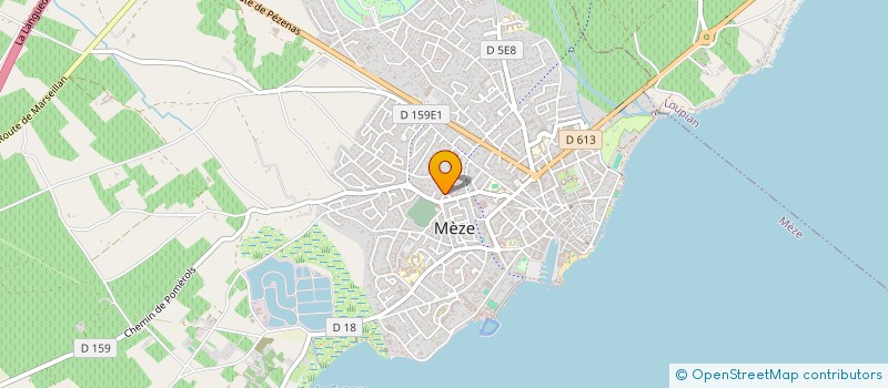 localisation de l'entreprise GLALEX à MEZE