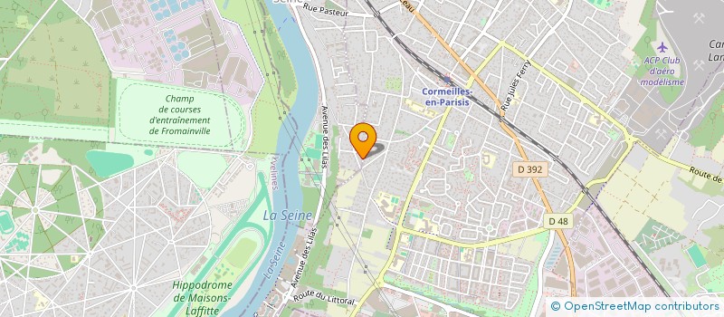 localisation de l'entreprise GLAM  LA FRETTE-SUR-SEINE