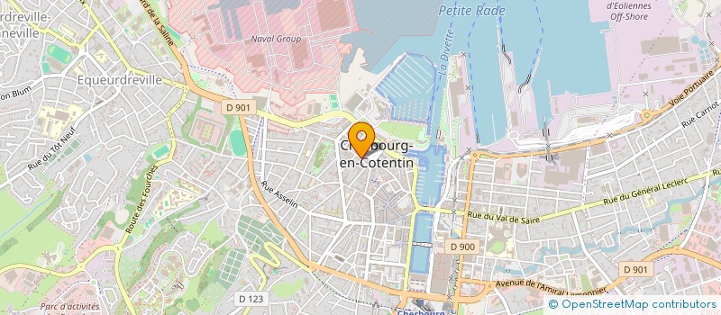 localisation de l'entreprise GLAM à CHERBOURG-EN-COTENTIN